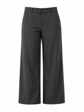 💖 2/40 Gap Charcoal Grey Wide Leg Trouser Pants Size 8